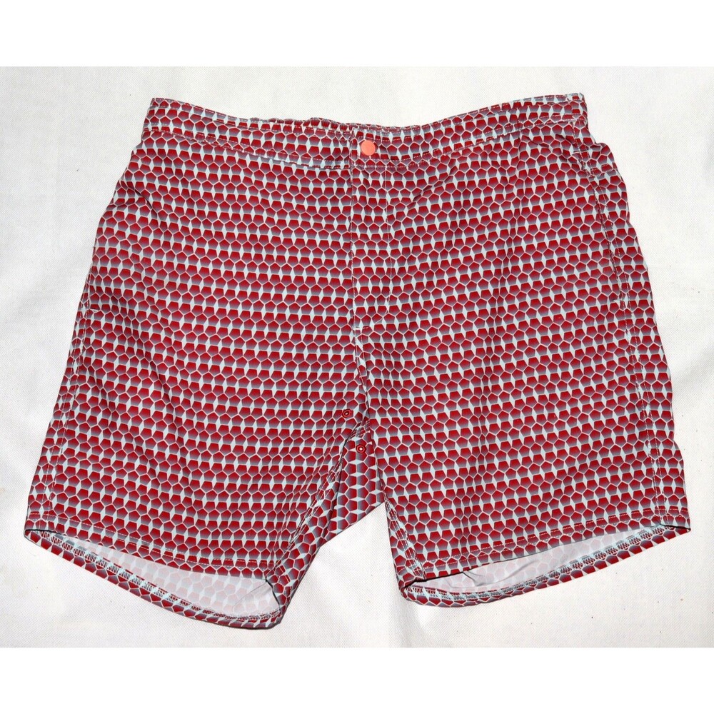 GenTeal Mens Performance Swim Shorts Pockets Stretch Quick Dry Lined Size Medium